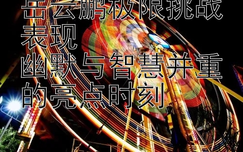 岳云鹏极限挑战表现  
幽默与智慧并重的亮点时刻